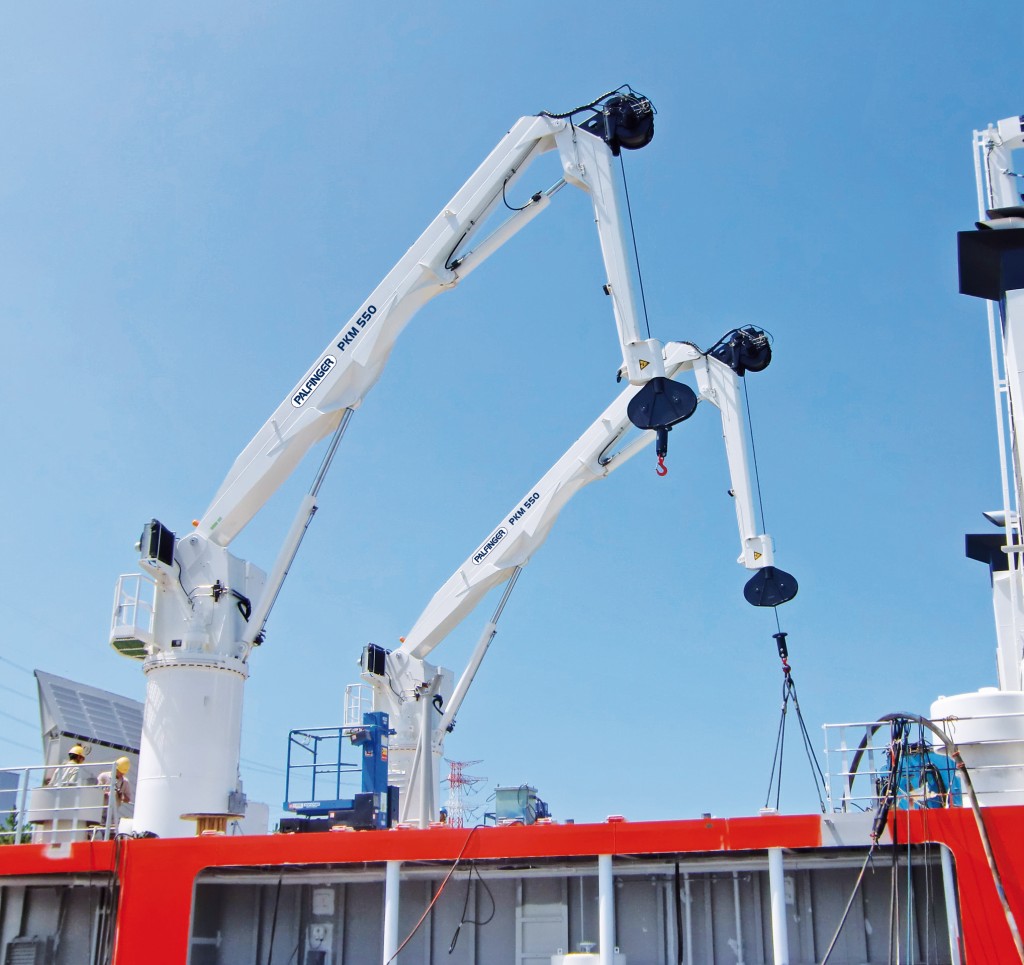 Palfinger marine cranes
