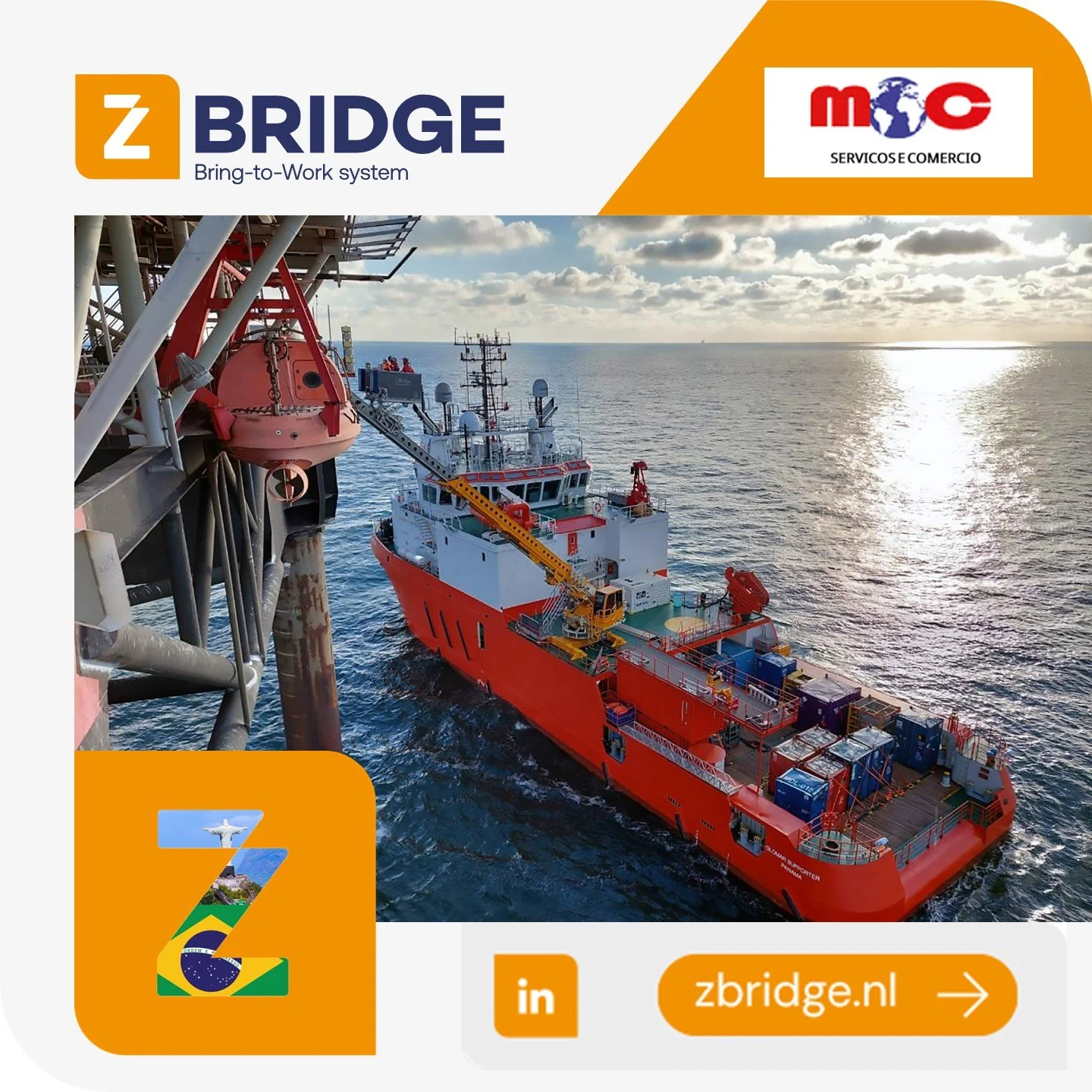 Z-Bridge nomeia a MOC Serviços e Comércio Ltda como representante exclusiva para o Brasil